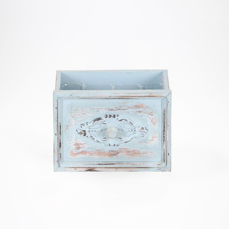 Gaveta Madeira 18cm Azul Claro